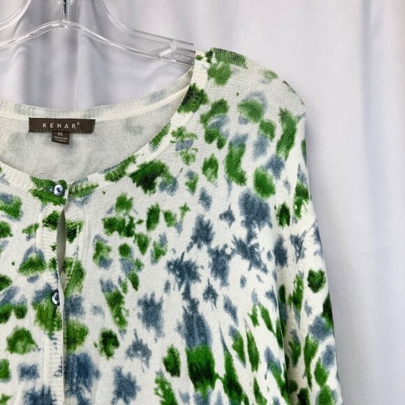 Kenar Women’s Button Front Cardigan 3/4 Sleeve Multicolor Soft Size XL - Picture 3 of 8